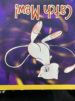 SQUARE CORNER Catch Mew 1999 Mew PROMO Insert WOTC Pokemon League Cards LP - Image 4