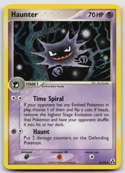 Pokemon Card Haunter Uncommon Legend Maker 35/92 - Image 1
