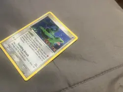 Pokemon Rayquaza EX Deoxys Card 22/107 Reverse Holo stamped LP/MP - Image 4