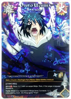 Carte Naruto CCG Collectible Card Game Foil neuf Prism 266 - Image 1