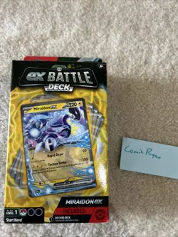 Pokemon TCG Miraidon ex Battle Deck 60 Card Ready-to-Play Theme Deck Sealed - Image 1