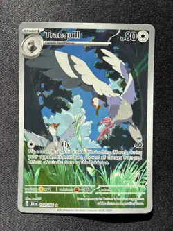 Tranquill 149/086 Illustration Rare Pokemon TCG Card BLK Black Bolt - Image 1