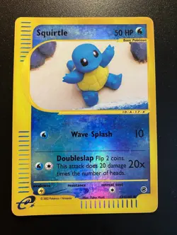 Pokemon Card- Squirtle -Expedition-Reverse Holo-131/165-Rare-ENG-Played - Image 1