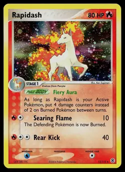 Pokemon Card - Rapidash FireRed & LeafGreen 13/112 Holo Rare - Image 1