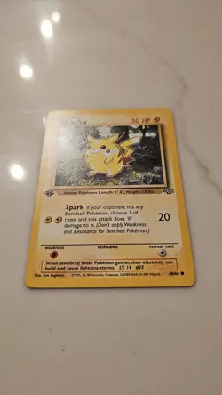 Pokemon TCG Pikachu Jungle Card 60/64 1st Edition Common LP - Image 2