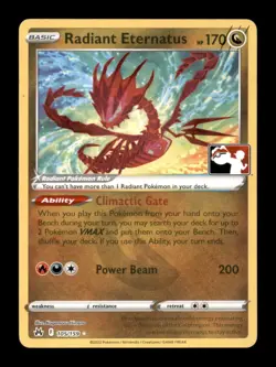 RADIANT ETERNATUS 105/159 HOLO RADIANT RARE PRIZE PACK SERIES CARDS POKEMON NM/M - Image 1