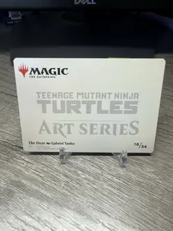 The Ooze Art Card MTG Art Series: Teenage Mutant Ninja Turtles 18/54 GOLD Signed - Image 3