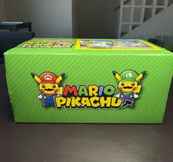 Japanese Luigi Pikachu Box With Dividers - NO CARDS OR SLEEVES - Image 2