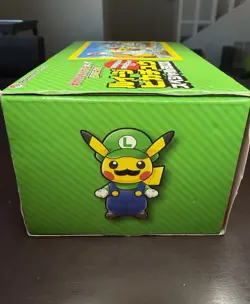 Japanese Luigi Pikachu Box With Dividers - NO CARDS OR SLEEVES - Image 3