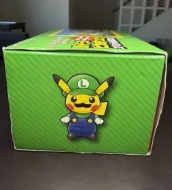 Japanese Luigi Pikachu Box With Dividers - NO CARDS OR SLEEVES - Image 5