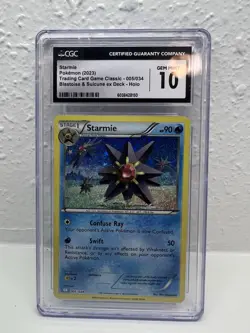 Pokemon Starmie Holo #005/034 TCG Classic CLB CGC 10 Gem Mint 2023 English Card - Image 2