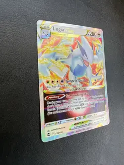 Pokemon TCG Lugia VSTAR 139/195 SWSH Silver tempest Holo Ultra Rare Card - Image 2