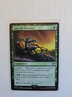 Ride the Shoopuf - Final Fantasy - NM - MTG Magic - Uncommon - Enchantment - Image 1
