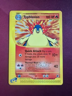 TYPHLOSION 64/165 Expedition Base Set E-SERIES NON-HOLO Pokemon TCG card NM+ - Image 1