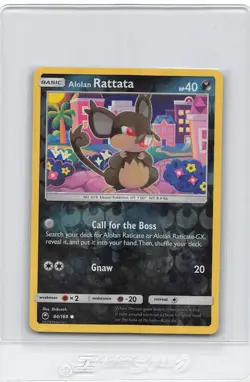 Alolan Rattata 84/168 - Common - Reverse Holo - Celestial Storm Pokemon CARD NM - Image 1