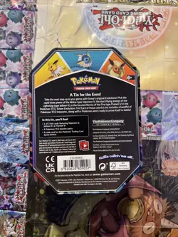 POKEMON TRADING CARD GAME FLAREON V TIN-EMPTY!! No Cards!! Storage!! - Image 2