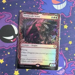 Stormscale Scion (Showcase) -Foil Near Mint MTG Tarkir: Dragonstorm - Image 1