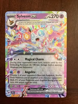 Sylveon EX 86 Double Rare Card Surging Sparks, Near Mint Condition - Image 1