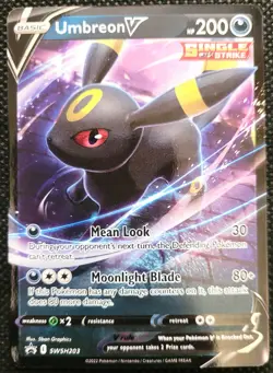 Umbreon V SWSH203 SWSH: Sword & Shield Promo Cards Full Art Holo - Image 1