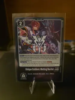 Digimon Card Game Unique Emblem Melting Recital Digimon Promotion P-232 NM - Image 1