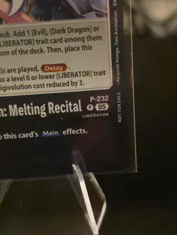 Digimon Card Game Unique Emblem Melting Recital Digimon Promotion P-232 NM - Image 2