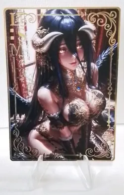 Goddess Story - Gold Metal Waifu Card - Albedo Overlord - Image 1