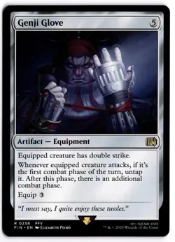 Genji Glove 258 Rare FINAL FANTASY Magic: The Gathering Near Mint - Image 1