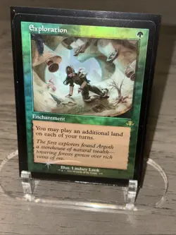 Exploration (Retro Frame) Dominaria Remastered Foil MTG Magic The Gathering - Image 1