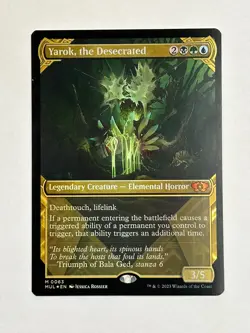 MTG Yarok, the Desecrated MUL 63 Foil M Moderately Played - Image 1
