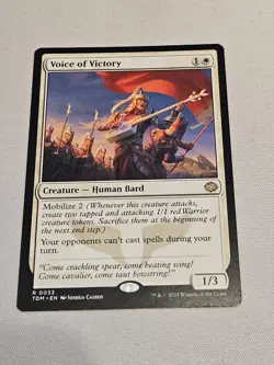Voice of Victory - Normal - Tarkir: Dragonstorm MTG LP - Image 1