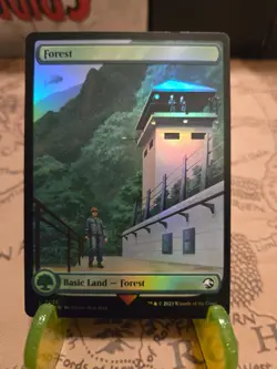 MTG Universes Beyond: Jurassic World Collection Forest #0025 Foil NM - Image 1