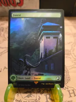 MTG Universes Beyond: Jurassic World Collection Forest #0025 Foil NM - Image 2