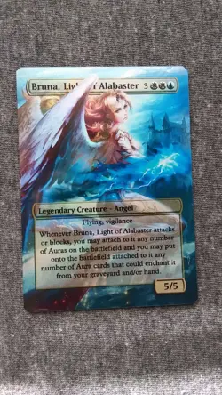 MTG - Bruna, Light of Alabaster - Foil Fanart - Image 2