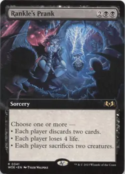 Rankle's Prank (Extended Art) R Wilds of Eldraine 341 LP - Image 1