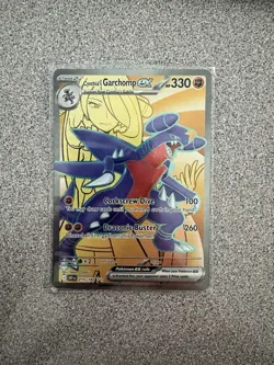 Pokemon TCG Cynthia's Garchomp EX 215/182, NM-Ultra Rare, Destined Rivals - Image 1