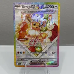 Pokemon TCG Eevee ex 174 Sv: Scarlet & Violet Promo Holo Basic 200 HP English - Image 2