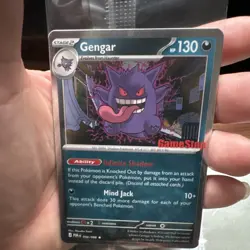 Pokemon GameStop Promo Gengar Card Pack POR 050/088 English Trading Card - Image 2