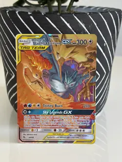 Pokemon TCG Moltres Zapdos Articuno GX Ultra Rare Card 44/68 -Hidden Fates - Image 1