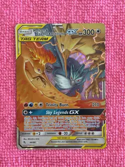 Pokemon TCG Moltres Zapdos Articuno GX Ultra Rare Card 44/68 -Hidden Fates - Image 2