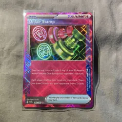 Pokemon Unfair Stamp 165/167 Sv06 Ace SPEC Rare Full Art Holo Card - Image 1