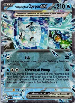 Wellspring Mask Ogerpon Ex 027/131 Prismatic Evolutions - Image 1