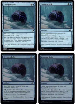 MTG Edge of Eternities Cryogen Relic Foil x 4 (Common) - Image 2