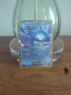 Pokemon TCG Scarlet & Violet Kyogre EX Holo 178 Sv: Promo Cards 2025 - Image 1