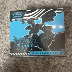 Black Bolt Elite Trainer Box ETB Pokemon Scarlet & Violet SEALED - Image 1
