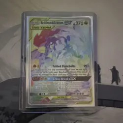 Pokemon Reshiram & Zekrom GX 259/236 Cosmic Eclipse Rainbow Rare Holo - Image 1