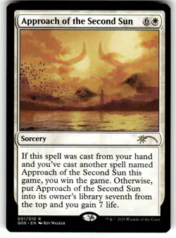 Approach of the Second Sun Unique and Miscellaneous Promos MTG NM - Image 1