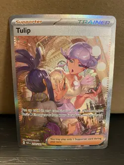 Tulip 259/182 Special Illustration Rare Paradox Rift Pokemon TCG - Image 1