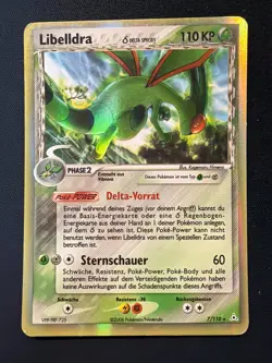 Flygon Delta Species 7/110 Holo Pokemon Card EX Holon Phantoms German - Image 1