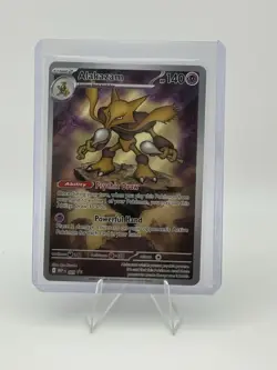 Pokemon TCG Alakazam 009 Me: Mega Evolution Promo Exclusive Holo Stage 2 140 HP - Image 1