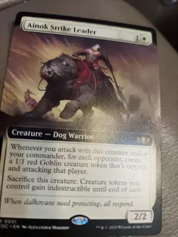 Ainok Strike Leader (Extended Art) Commander: Tarkir: Dragonstorm Regular - Image 1